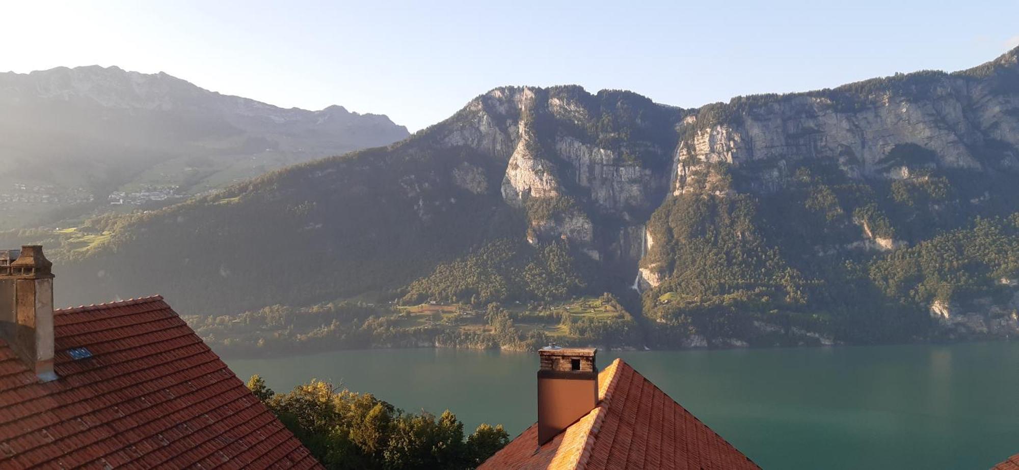 Apartment Panorama Am Walensee In Neubau-Villa Obstalden Екстериор снимка