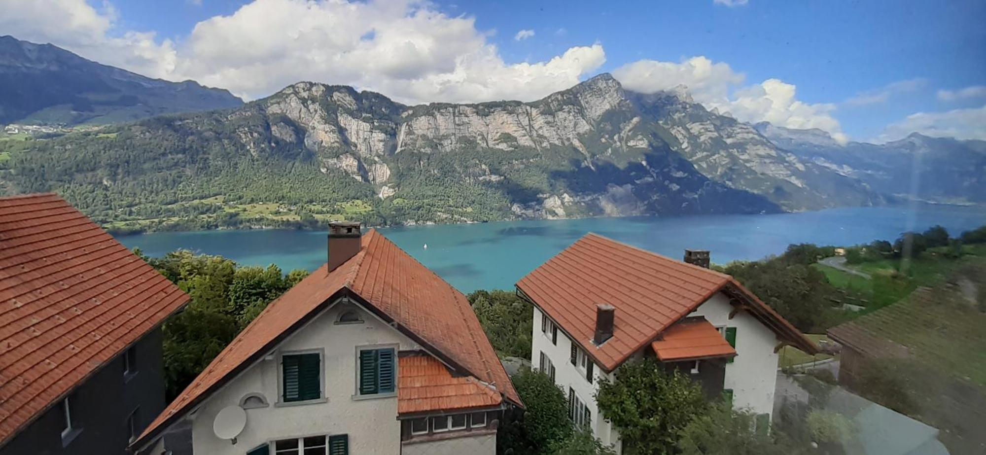 Apartment Panorama Am Walensee In Neubau-Villa Obstalden Екстериор снимка
