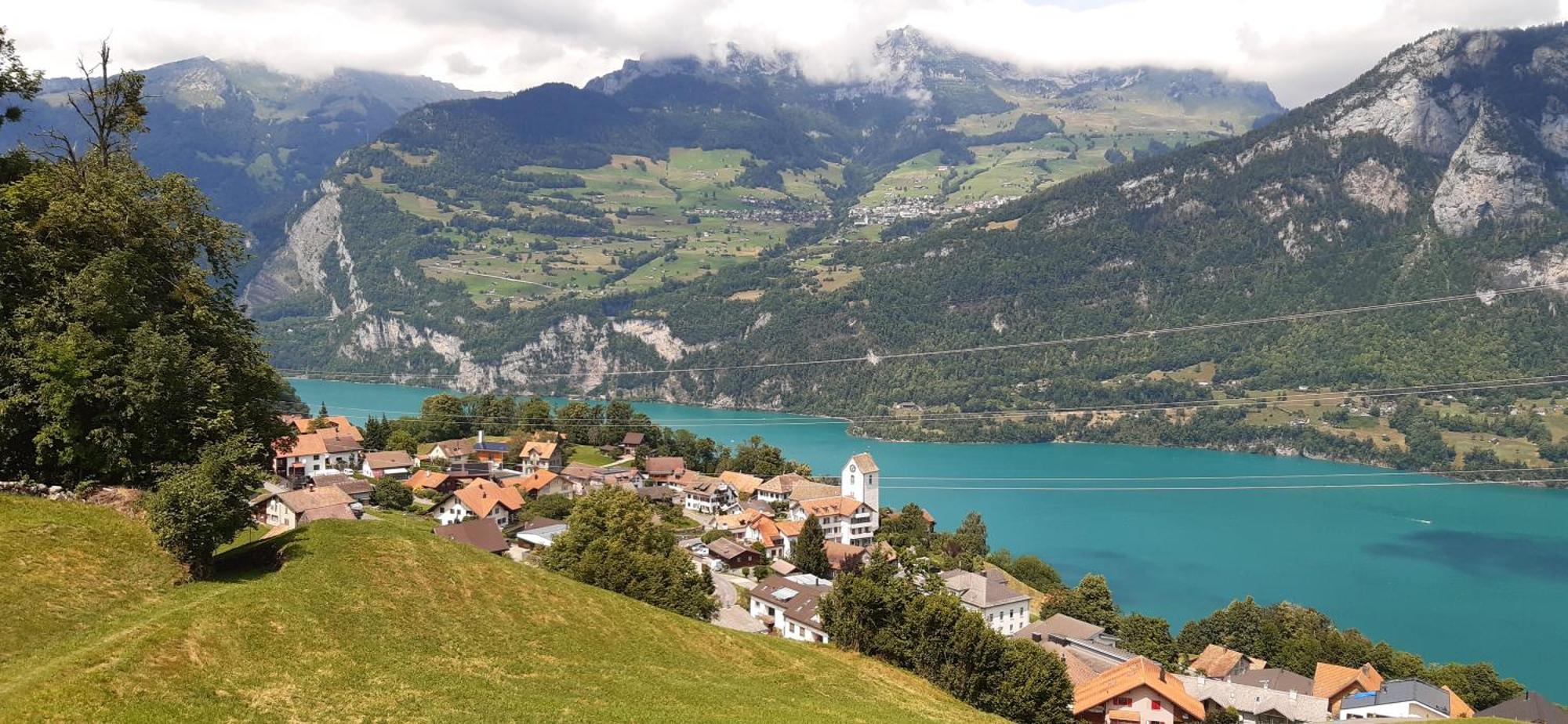 Apartment Panorama Am Walensee In Neubau-Villa Obstalden Екстериор снимка
