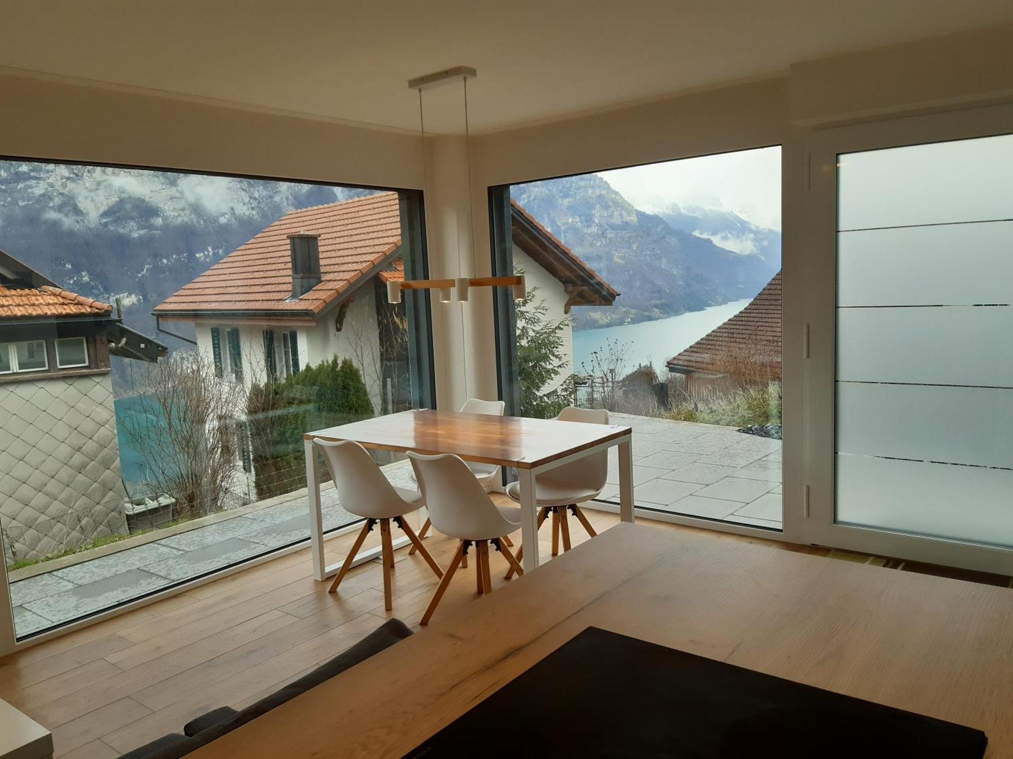 Apartment Panorama Am Walensee In Neubau-Villa Obstalden Екстериор снимка