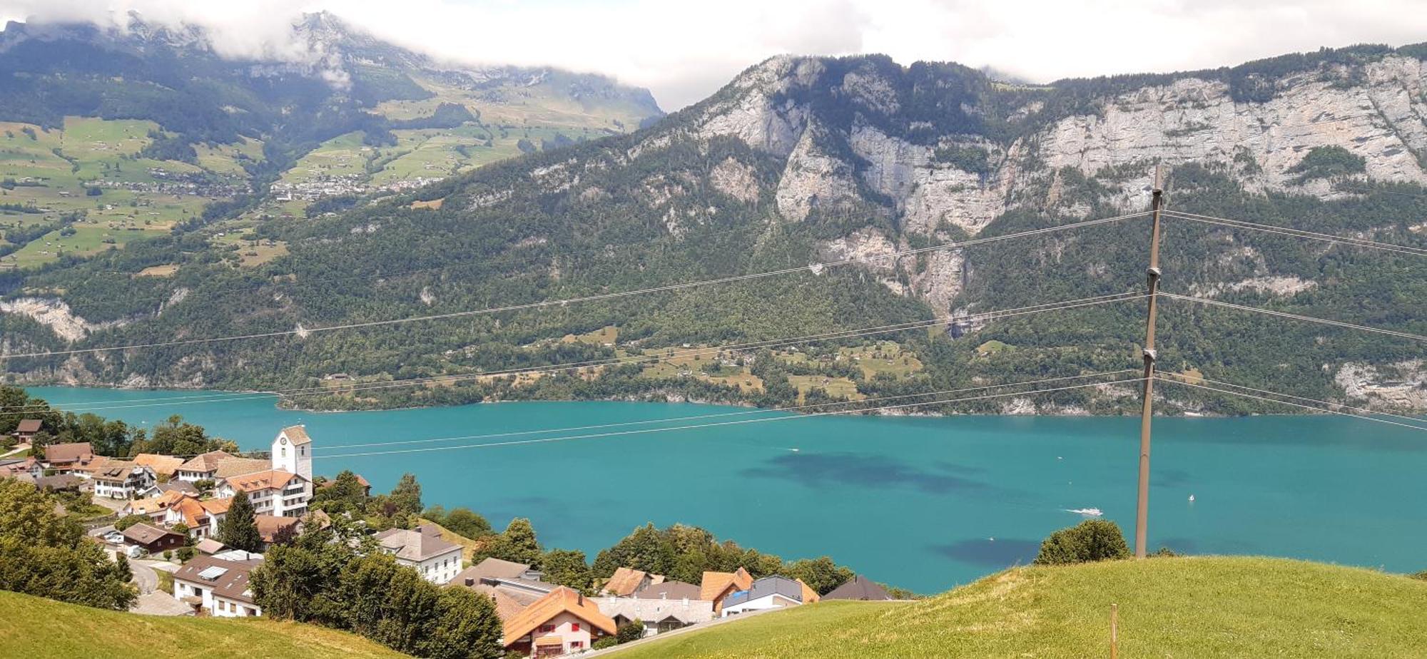 Apartment Panorama Am Walensee In Neubau-Villa Obstalden Екстериор снимка